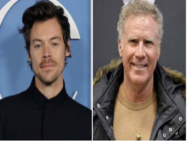Harry Styles and Will Ferrell. (Image Source: Twitter)
