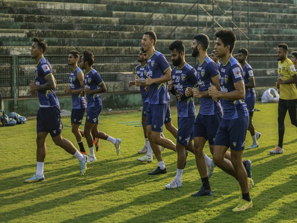 Chennaiyin FC players in practice session (Photo: Chennaiyin FC)