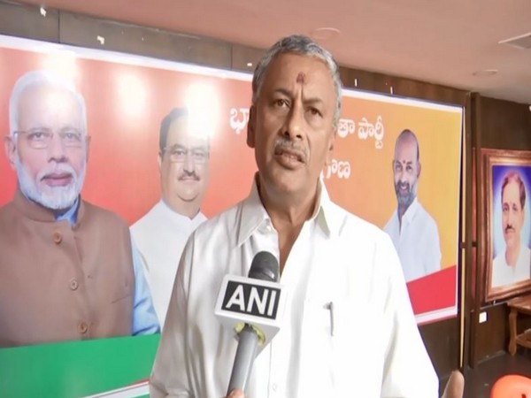 BJP Telangana vice president NVSS Prabhakar. (ANI/Photo)