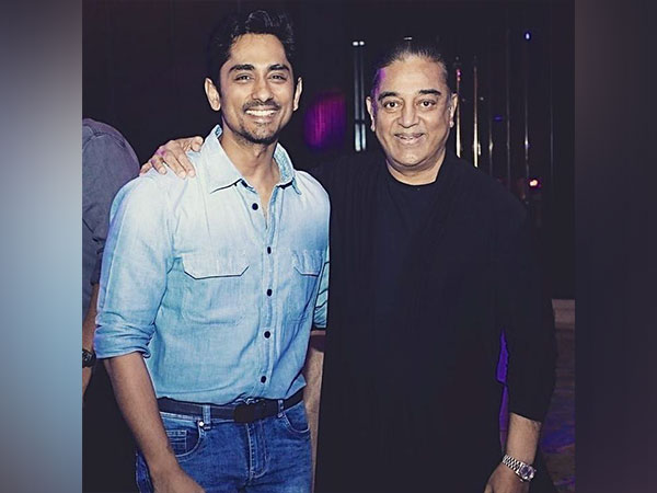 Siddharth and Kamal Haasan (Image source:Instagram)