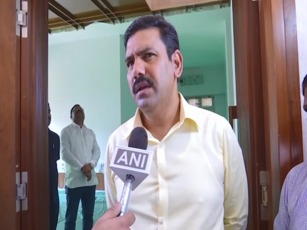 Karnataka BJP leader B Y Vijayendra. (Photo/ANI)