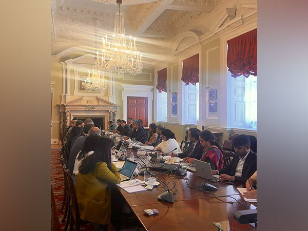 2nd meeting of the India-UK Financial Markets Dialogue in London. (Photo/Twittee: @FinMinIndia)