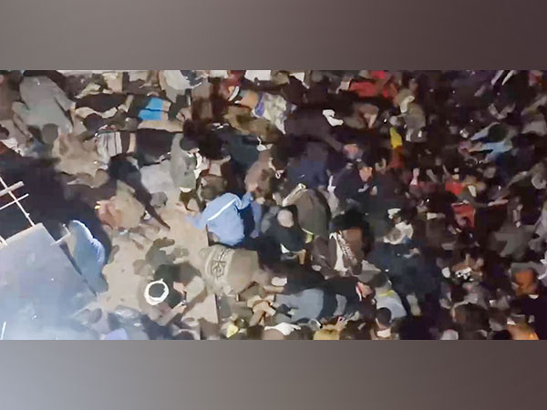 Stampede in Sanaa, Yemen. (Photo Credit - al-Masirah TV)