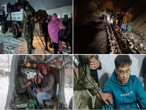  Stranded tourists' rescued by Indian Army in Sikkim (Photo: Twitter @trishakticorps)