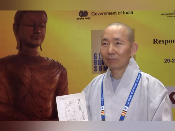 Domyung Sunim, author and Chairman of South Korea-based Gaya Culture Promotion Institute (Photo/ANI)