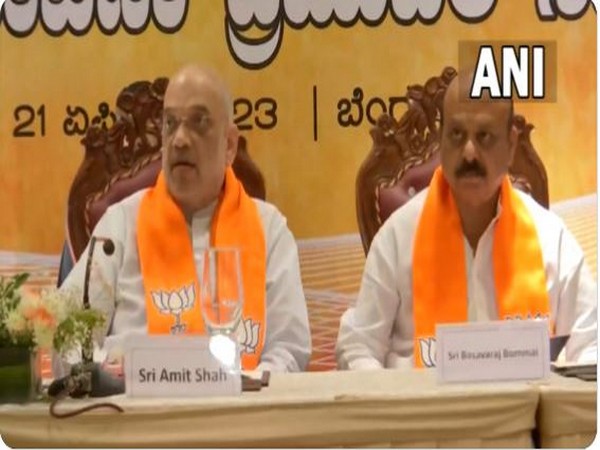 Union Home Minister Amit Shah, Karnataka Chief Minister Basavaraj Bommai (Photo/ANI)