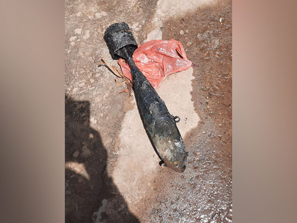 File photo of Mortar shell recovered in Kapashera area of Delhi (Photo/Delhi Police)