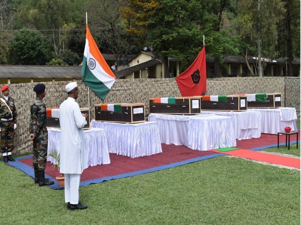 Mortal remains of five soldiers killed in Poonch terror attack (Photo/Indian Army)