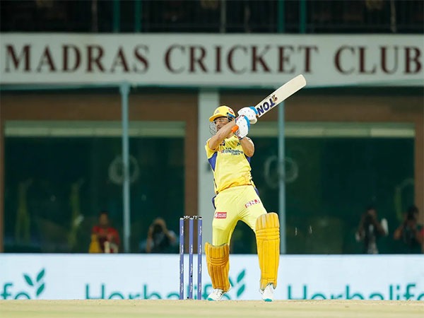 CSK skipper Mahendra Singh Dhoni in action during IPL 2023 (Image: IPL)