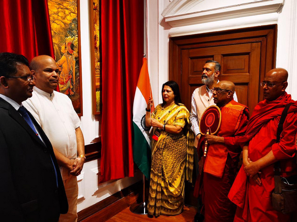 Photographs of Sri Lankan origin unveiled in New Delhi. (Photo: High Commission of Sri Lanka in India)