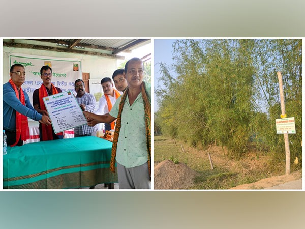 District and forest officials with Aaranyak organization at Goalpara district(Photo/ANI)