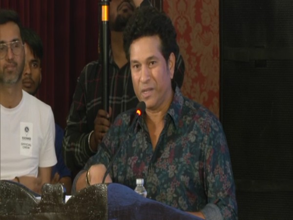 Sachin Tendulkar at 25th anniversary of his iconic 'Desert Storm' innings (Image: ANI)