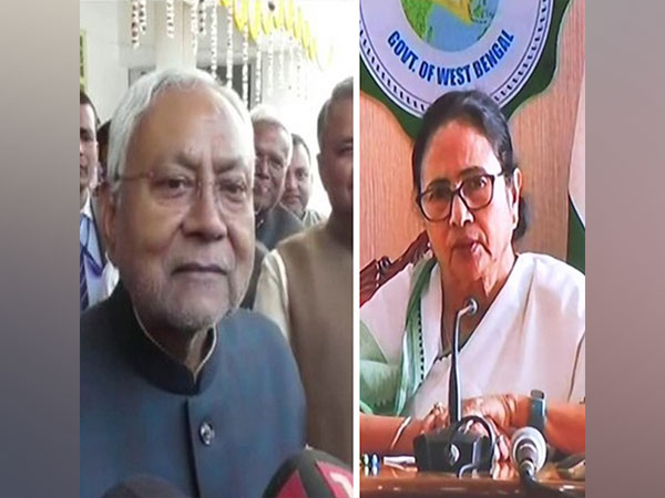 (From Left) Bihar CM Nitish Kumar, West Bengal CM Mamata Banerjee (File Photo/ANI)