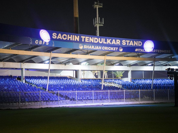 Sachin Tendulkar Stand (Photo: Instagram/ Sharjah Cricket Ground)