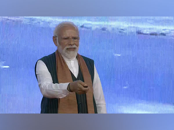 Prime Minister Narendra Modi in Silvassa (Photo/ANI)