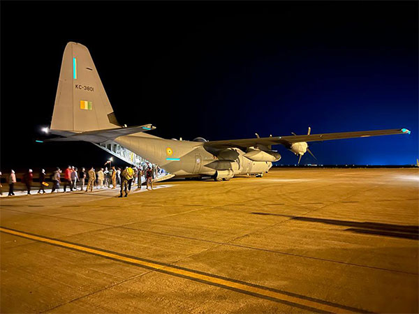 Second IAF C-130J flight departs Port Sudan for Jeddah, carrying another 135 passengers. (Photo/Twitter: @MEAIndia)
