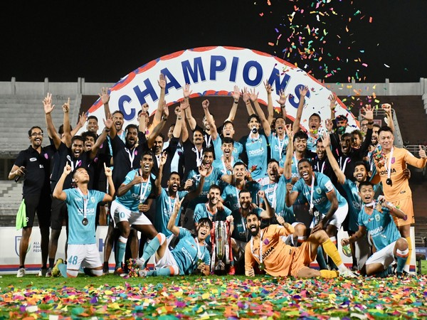 Team Odisha FC after win (Photo: Indian Football Team/ Twitter)