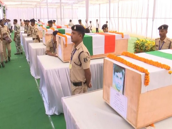 Visuals from police line where wreath laying ceremony will take place (Photo/ANI)