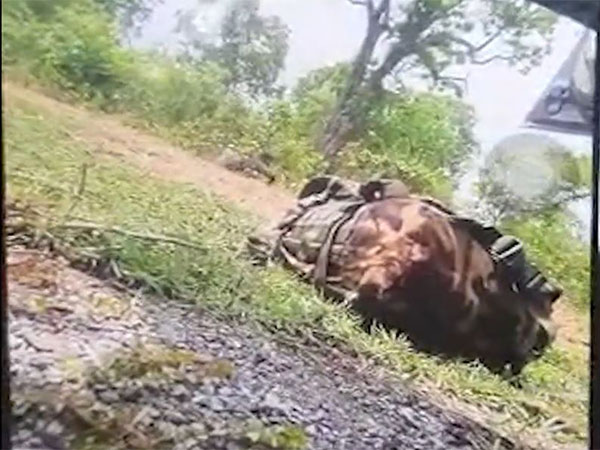 Screengrab of the viral video of  Dantewada Naxal attack