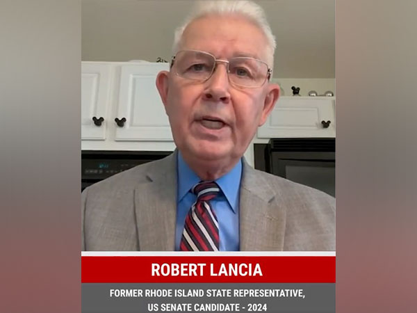 Screengrab from the video message from Former State Representative and Senate Candidate for 2024, Bob Lancia.