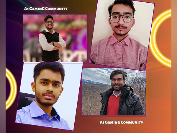 A1 core team -Ankit Upadhyay, Bhavesh Prajapati, Naveen Kumar, and Ishan Vyas