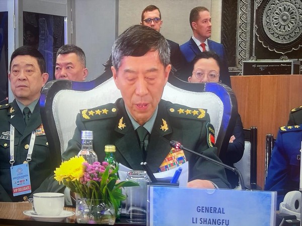 Chinese Defence Minister General Li Shangfu. (Photo Credit - ANI)