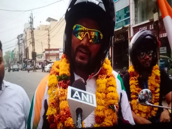 International Para Swimmer Satendra Singh Lohia (Photo/ANI)