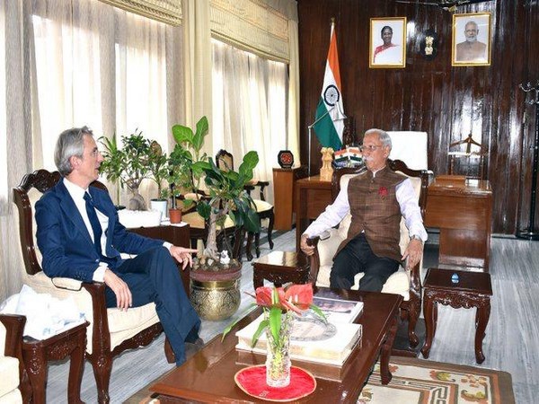 French Ambassador to India meets Arunachal Pradesh's Governor (Source: Twitter/@E_Lenain)