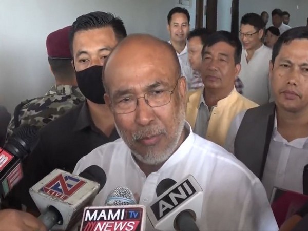 Manipur Chief Minister N Biren Singh (Photo/ANI)