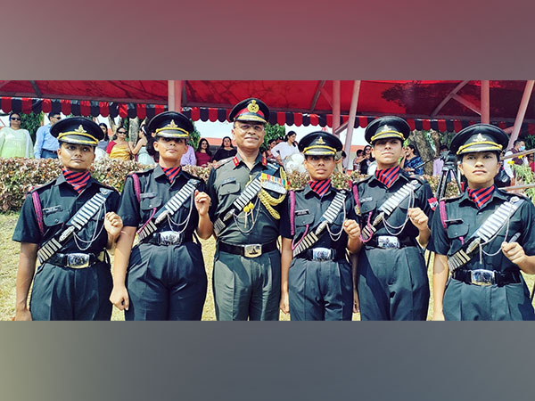 Five women Army officers inducted in Artillery regiment (Photo/ANI)