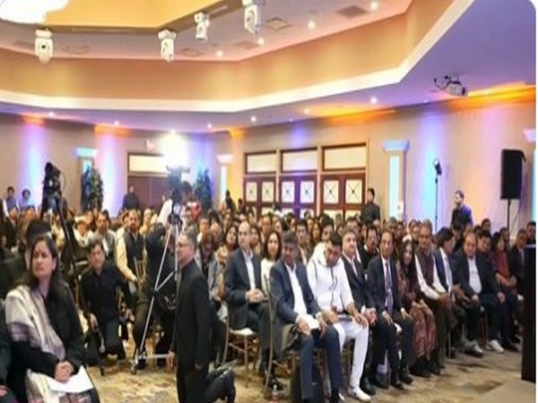 Indian diaspora gathered in New Jersey to listen to 100th episode of PM Modi's Mann Ki Baat. (Photo: Twiiter/@DrSJaishankar)