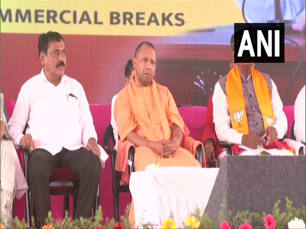 Chief Minister Yogi Adityanath listening to 'Mann ki Baat' (Photo/ANI)