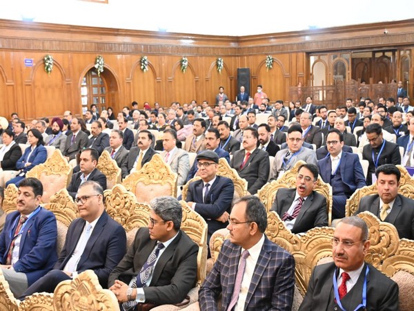 The dignitaries attending the two day North Zone-II Regional Conference. (Photo/ANI)