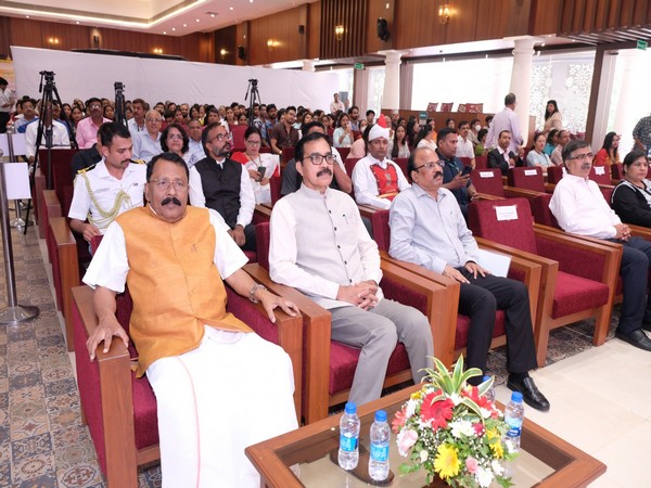 Goa Governor PS Sreedharan Pillai attending Mann ki Baat screening (Photo/ANI)