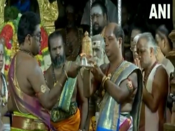 Visuals from Meenakshi Sundareswarar Temple (Photo/ANI)