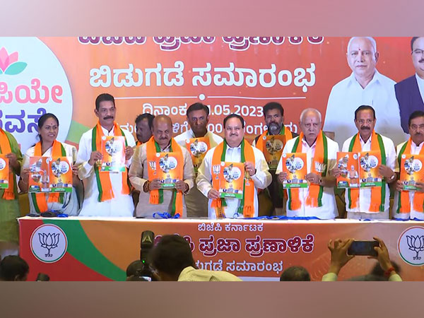 BJP releases its election manifesto in Bengaluru (Photo/ANI)