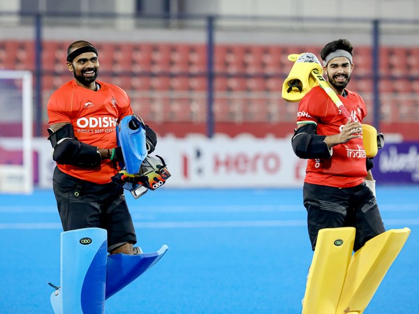 India hockey team goalkeepers PR Sreejesh and Pawan Malik (Image: HI)
