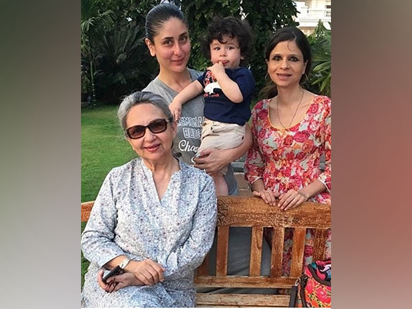 Kareena Kapoor Khan. Sharmila Tagore, Saba Pataudi and Taimur (Image source: Instagram)