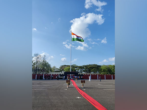 Tricolor unfurled at the event (Photo/ANI)