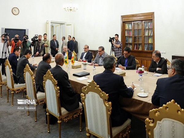 National Security Advisor, Ajit Doval and Iran's Secretary of the Supreme National Security Council (SNSC) Ali Shamkhani. (Photo Credit - Twitter/IRNA)