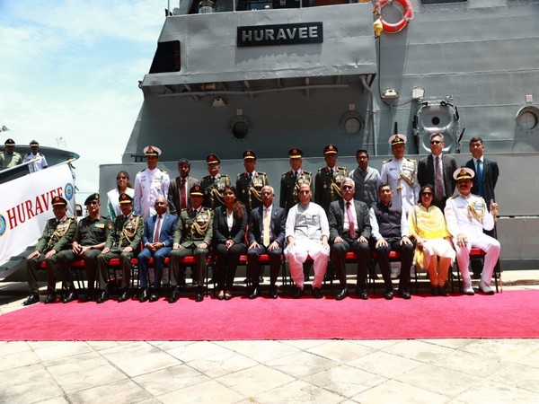 Union Defence Minister Rajnath Singh handover a Fast Patrol Vessel and a Landing Craft Assault ship to Maldives on Tuesday.