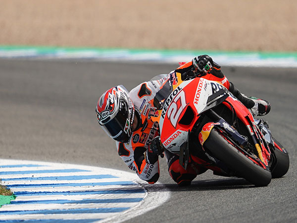 Honda rider Iker Lecuona in action during Spanish MotoGP (Image: Honda Team)