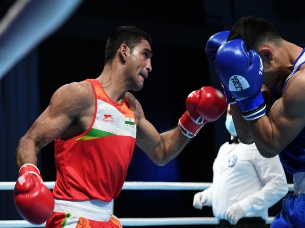 Ashish Chaudhary (in red) in action (File photo)