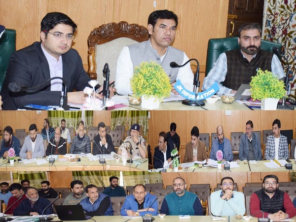 Review meeting in Pulwama (Photo/ANI)