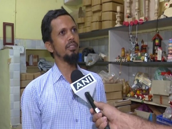 Mohammad Arif, Channapatna's toy businessman (Photo/ANI)