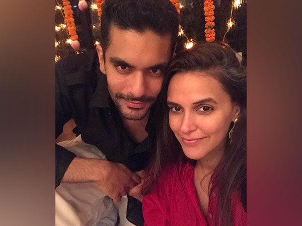 Neha Dhupia and Angad Bedi. (Image Source: Instagram)