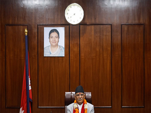 Nepal Prime Minister Pushpa Kamal Dahal in his office in Kathmandu (File Photo/Reuters)