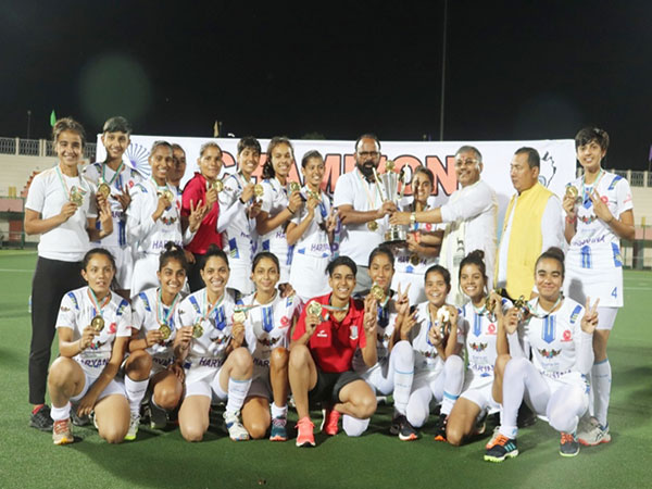 Hockey Haryana winning Sub-Junior Women National Championship 2022 (Image: HI)