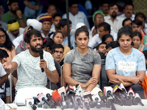 Indian wrestlers at Jantar Mantar (File/Photo)
