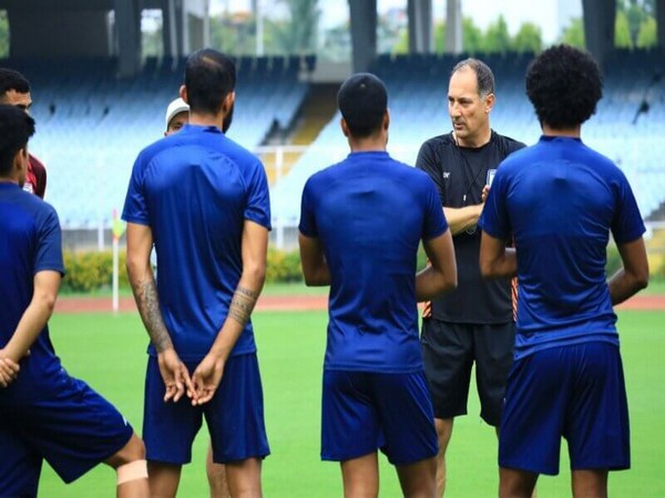Igor Stimac with Team India. (Photo- AIFF Media)